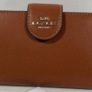Coach Tan Leather Wallet